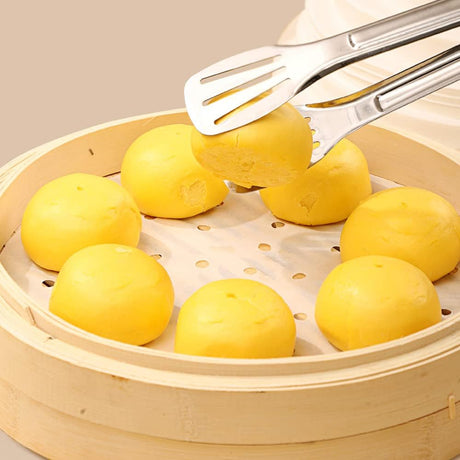 100 PCS Bamboo Steamer Liner, 10
