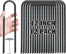 Trampolines Wind Stakes,Heavy Duty U Shaped Rebar Tent Stakes Ground Anchors Galvanized Steel Safety Trampoline Anchors for Camping Tents, Soccer Goals