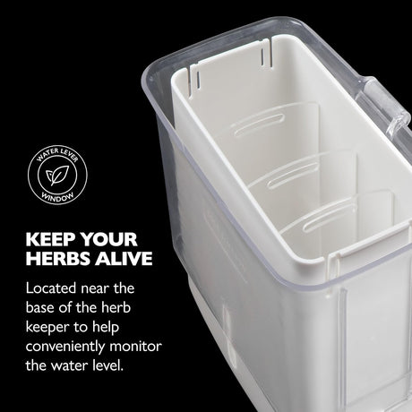 Fresh Herb Keeper - Acrylic Storage Container for Refrigerator - Storage for Herbs & Vegetables for Fridge - Fresh Herb Keeper