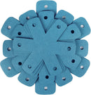 Pot Pan Protectors, Set of 12 and 4 Different Sizes, Larger & Thicker Cyan Pan Protector Pads, Pan Pot Separator Pads for Stacking and Protecting Your Cookware