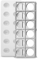 Ravioli Maker Press | Pelmeni Mold, Pierogi Press, Potsticker Meat Pie Dumpling Maker, Ravioli Stamp Pasta Making Kit, Pasta Making Tools, Ravioli Press Mold | Makes 12 Ravioli, 1. 5”