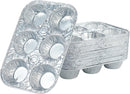 (10pack Muffin Pan 6-Cup Cupcake Aluminum Pans Favorite Muffin Tin Size for Baking Cupcakes Muffins and Mini Pies - Standard Size