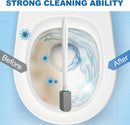 Pumice Stone Toilet Bowl Cleaner with Handle, 1 Wand + 6 Pumice Stones, Clean Hard Water Stains and Rust, Suitable for Toilets, Sinks, and Grills