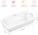 Charcuterie Boxes with Clear Lids, 50 Pack White Bakery Boxes, Cookie Boxes, Small Treat Boxes for Pastry, Sandwich, Cupcakes, Strawberries, Dessert To Go Containers