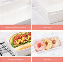 Charcuterie Boxes with Clear Lids, 50 Pack White Bakery Boxes, Cookie Boxes, Small Treat Boxes for Pastry, Sandwich, Cupcakes, Strawberries, Dessert To Go Containers