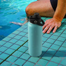 Wide Mouth Lid with Flexible Handle Compatible with Hydro Flask 12/16/18/20/32/40/64 Oz, Fits Simple Modern, Takeya, Iron Flask, BUZIO and Most Wide Mouth Water Bottles (Black, 1 Pack)