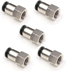 1/4 Inch Air Tube Fittings - 1/8 Npt Female Push To Connect Quick Connect Air Hose Fittings 5Packs