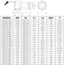 1/4 Inch Air Tube Fittings - 1/8 Npt Female Push To Connect Quick Connect Air Hose Fittings 5Packs