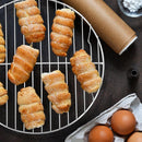 7½ Inch Cooking Rack Round, Stainless Steel Round Rack for Cooking Cooling Steaming Baking, Fit Air Fryer Pot Pressure Cooker, 2 Pack -Oven Safe, Silver