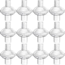 12-pack CPAP Inline Filter, Universal Inline CPAP Filter Compatible with BiPAP Machines ResMed,Dreamstation Standard, Any CACP Machine Size 22mm and 25mm Tube