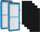 AER1 Filter Replacement for Holmes Air Purifier HAPF30AT HAP242-NUC, Odors Dust VOCs Remover, Total Air 2 True HEPA 4 Carbon Booster, 1.2 x 10 x 4.6 Inches