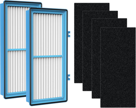 AER1 Filter Replacement for Holmes Air Purifier HAPF30AT HAP242-NUC, Odors Dust VOCs Remover, Total Air 2 True HEPA 4 Carbon Booster, 1.2 x 10 x 4.6 Inches
