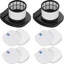 IX141 Filters Fit for Shark IX141 IX140 IZ140 IX142 IZ140C IZ142 UZ145 IZ141C IX141H WZ140 WZ250 Stick Vacuum, Replace Part 616FJ140 & 617FJ140, 2 Pack Filter 4 Pack Foam & Felt Filter Kit