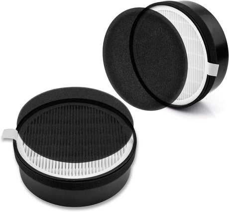 LV-H132 Replacement Filter for LEVOIT Air Purifier Replacement Filter LV-H132-RF,  3-in-1 H13 True HEPA Filter Replacement, 2 Pack