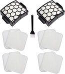 Filter Replacement for Shark LA300 LA301 LA322 LA351 LA500 LA502 LA555 LA360 LA362 LA401 LA455 LA702 Rotator Lift-Away ADV DuoClean PowerFins Upright Vacuum, Part XFFK320 & XHF320 2 HEPA 4 Foam