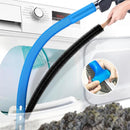 2 Pieces Dryer Vent Cleaner Kit Compatible with Most Vacuum Cleaner, Dryer Lint Brush and Vacuum Hose Attachment with Universal Connector, Quickly Lint Remover