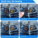 28 Pcs Button Extenders for Jeans, Waist Extender for Jeans, Pants Button Extender for Women & Men, No Sewing Waistband Extenders 1–1.8 Inches, Women's Accessories