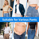 28 Pcs Button Extenders for Jeans, Waist Extender for Jeans, Pants Button Extender for Women & Men, No Sewing Waistband Extenders 1–1.8 Inches, Women's Accessories