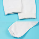 3 Pairs School Uniform Cotton Knee High Socks Athletic Sports Soccer Socks Tube Sock for Girls and Boys