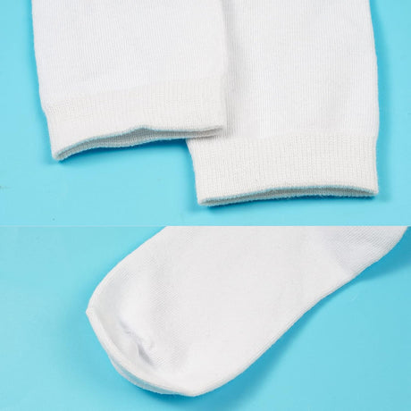 3 Pairs School Uniform Cotton Knee High Socks Athletic Sports Soccer Socks Tube Sock for Girls and Boys