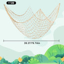 2 PCS Fish Net Decorations, 80 x 40 Inch, Ocean Themed Party Decor Beach, Nautical Wall Hanging Fishing Net for Coastal Bedroom, Bathroom, or Under The Sea Party Decorations