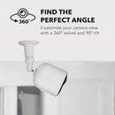 Adjustable Metal Wall Mount for Arlo Essential 3rd Gen/2nd/1st/Go 2/Arlo Pro (6th Gen)/Pro 5S 2K/Pro/4/3/Ultra (3rd Gen)/Ultra 2/Ultra & Ring Stick Up Cam (Battery/Plug-In) (2-Pack, White)