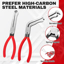 3PCS Electrical Disconnect Pliers, Upgrade Electrical Connector Pliers, Automotive Electrical Connector Removal Tool, Automotive Electrical Terminal Connector Separator Removal Tool for Cars