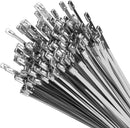 11.8 Inch Metal Zip Ties (200 Pack), 304 Stainless Steel Heavy Duty Zip Ties, 300lbs Tensile Strength, Multi-Purpose Self-locking Cable Ties for Exhaust Wrap, Outdoor and Canopy Etc