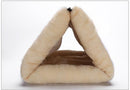 Cat Tunnel Bed 2-in-1 - Crinkle Sound Pet Tube with Crinkle Paper for Indoor Cats - Soft Plush Folding Cat Cave for Sleeping Playing - 90x57cm