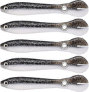 10pcs Soft Bionic Fishing Lure, Plastic Lures, Bass Bait, Freshwater Top Water Saltwater Lures gray