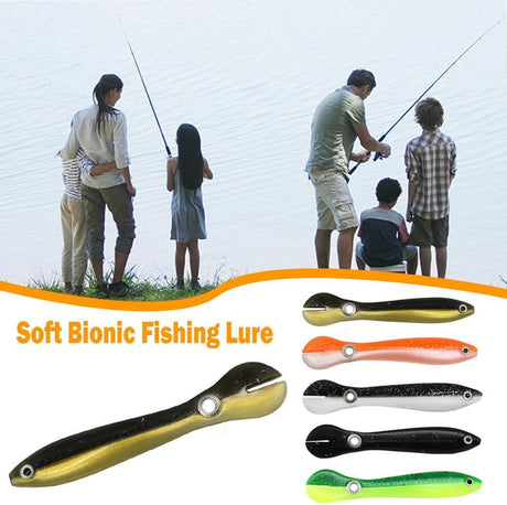 10pcs Soft Bionic Fishing Lure, Plastic Lures, Bass Bait, Freshwater Top Water Saltwater Lures gray