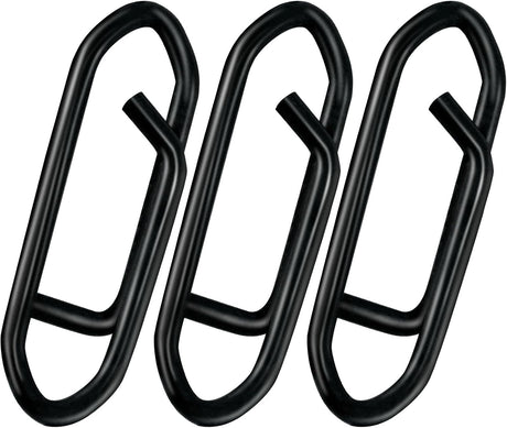 50-Pack Fishing Stealth Power Speed Clips, High Strength Stainless Steel Clips for Lures Quick Change, Freshwater Saltwater Crankbait Popper Snap Connector Tackle  25LB