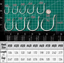 Fishing Circle Hooks 5X Strong Catfish Octopus Livebait Hooks, High Carbon Steel Welded Hook Jigging Replacement for Freshwater Saltwater Trolling Tackle Tuna, Marlin, Wahoo