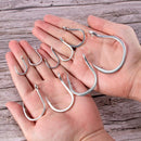 Fishing Circle Hooks 5X Strong Catfish Octopus Livebait Hooks, High Carbon Steel Welded Hook Jigging Replacement for Freshwater Saltwater Trolling Tackle Tuna, Marlin, Wahoo