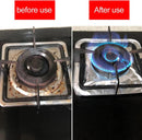 Gas Burner Liners (50 Pack) 8.5" Disposable Aluminium Foil Square Stove Covers - Range Protector to Catch Oil, Grease and Food Spills