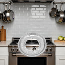 10 Pcs Round Aluminum Foil Stove Burner Covers Disposable Heavy Thick Quality Bib Liners Drip Pans Gas Range Top Protectors Accessories