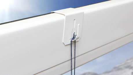 10x Window Hooks Decorative Hooks Window Clips for Window Decorations White 12-20mm UNIVERSAL