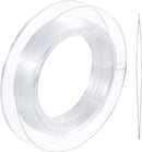200 m Clear Nylon Invisible Thread String for Hanging Christmas Decorations, Making Bracelets, Sewing Hobbies, 0.25 mm Beading Thread with Beading Needle 0.25mm