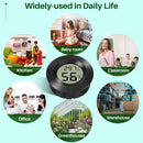 Mini Digital Hygrometer Thermometer Temperature Humidity Meter for Indoor Greenhouse Living Room 6 Pieces
