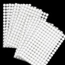 1008 Self-Adhesive Hook and Loop Dots - Petluno 10mm White Hook and Loop Stick on Dots, Round Hook and Loop Fasteners, Self Adhesive Hook and Loop Tape Strips for School Learning Materials, Christmas Cards, Binder Wallets 504
