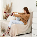 5 Pairs Women's Thermal Wool Socks Warm Knit Ladies for Winter, One Size, A6