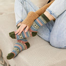 5 Pairs Women's Thermal Wool Socks Warm Knit Ladies for Winter, One Size, A6
