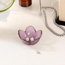 Gifts For Women Trinket Dish Unique Birthday New Home Her Jewellery Tray Cute Room Decor Aesthetic Bedroom Accessories Ring Holders Small Friendship Christmas House Warming Purple-9cm