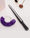 Petluno Ring Sizer Australia, A-Z Measurement Tool Australian Sizes, Finger Size Measure, with Clear Scale, Easy to Use, Gauge for Women, Men (Plastic Set) Plastic Set