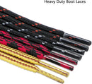 Round Work Boot Laces - Heavy Duty, Thick Replacement for Men, Women, Adults Walking, Hiking, Steel Toe, Safety, Hunting Boots Black/Brown 29" ( 75 cm )