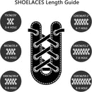 Round Work Boot Laces - Heavy Duty, Thick Replacement for Men, Women, Adults Walking, Hiking, Steel Toe, Safety, Hunting Boots Black/Brown 29" ( 75 cm )