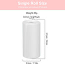 Thermal printing paper refill 5.7*3.0 CM for kids' instant cameras, width 5.7 cm, white, inkless (5 rolls) white
