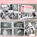 Thermal printing paper refill 5.7*3.0 CM for kids' instant cameras, width 5.7 cm, white, inkless (5 rolls) white