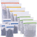 Petluno Lingerie Washing Machine Bags - Pack of 11 for Delicate Underwear, Lingerie and Socks