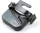 Bike rear pedal folding pedal footrest - mountain bike trekking cycling bike accessories pedals resin universal pegs footrest axle extension foot pedal rear black 1 pair 9.1 x 9.4 cm